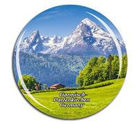 Weekino Germany Bavarian Alps Garmisch-Partenkirchen Fridge Magnet 3D Crystal Glass Tourist City Travel Souvenir Collection Gift Strong Refrigerator Sticker