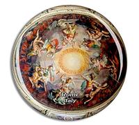 Weekino Italy Rome Vatican Museum Ceiling Painting Fresco Fridge Magnet Travel Souvenir City Collection 3D Crystal Glass Gift Strong Refrigerator Sticker