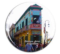 Weekino La Boca Buenos Aires Argentina Fridge Magnet 3D Crystal Glass Tourist City Travel Souvenir Collection Gift Strong Refrigerator Sticker