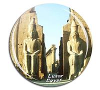 Weekino Luxor Temple Egypt Fridge Magnet 3D Crystal Glass Tourist City Travel Souvenir Collection Gift Strong Refrigerator Sticker