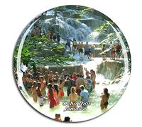 Weekino Ocho Rios Ocho Rios Jamaica Fridge Magnet 3D Crystal Glass Tourist City Travel Souvenir Collection Gift Strong Refrigerator Sticker