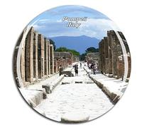 Weekino Pompeii Naples Italy Fridge Magnet 3D Crystal Glass Tourist City Travel Souvenir Collection Gift Strong Refrigerator Sticker