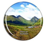 Weekino Scotland Glencoe Glen Etive UK England Fridge Magnet Travel Gift Souvenir Collection 3D Crystal Glass Sticker