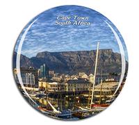 Weekino South Africa Cape Town Table Mountain Fridge Magnet 3D Crystal Glass Tourist City Travel Souvenir Collection Gift Strong Refrigerator Sticker