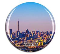 Weekino South Africa Johannesburg Fridge Magnet 3D Crystal Glass Tourist City Travel Souvenir Collection Gift Strong Refrigerator Sticker