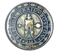 Weekino USA America Freedom Trail Boston Fridge Magnet 3D Crystal Glass Tourist City Travel Souvenir Collection Gift Strong Refrigerator Sticker