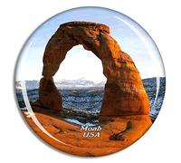 Weekino USA America Moab Arches National Park Fridge Magnet Travel Souvenir City Collection 3D Crystal Glass Gift Strong Refrigerator Sticker