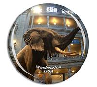 Weekino USA America Smithsonian National Museum Washington Fridge Magnet Travel Souvenir City Collection 3D Crystal Glass Gift Strong Refrigerator Sticker