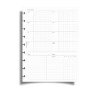 Weekly Admin Planner Inserts | Monday Start | HP Classic