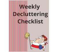 Weekly Decluttering Checklist: 52 weeks cleaning planner | Stress free cleaning list for organizing your home