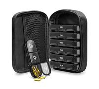 Weekly for Pill Organizer 3 Times a Day for Pill Box with Portable Canvas Bag for Container Medication Holder for V Medication Holders and Organizers Travel