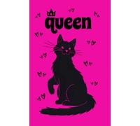 Weekly gratitude journal with black and pink cat cover