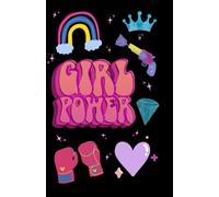 Weekly gratitude journal with girl power cover (black)