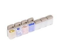 Weekly Magnetic Pill Organizer Travel Case - AM PM Pill Box 7 Day Small Medicine Container for Morning and Night Vitamins, Daily Pill Storage Fridge-Mountable Organizador de Pastillas