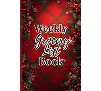 Weekly Meal & Grocery Planner | 120-Page Christmas Shopping List Organizer | Budget-Friendly 6x9 Notebook