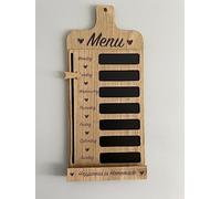 Weekly Meal Planner 66cm Chalkboard Sign for Weekly Meal Planning, Stay Organized and On-Track with Your Meals !