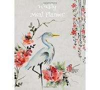 Weekly Meal Planner: Stork Cover: Weekly Food Diary, Meal Planner, Meal Menu Organizer | Manage your diet with our simplistic meal journals | Notes & a Grocery List | 52 blank weeks| 8 x 10"