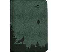 Weekly Mini Timer Nature Line Pine 2024 - Pocket Calendar A6-1 Week 2 Pages - 192 Pages - Environmental Calendar - with Hard Cover - Alpha Edition
