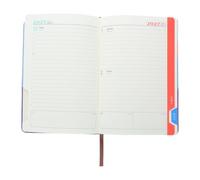 Weekly Monthly Planner 2027 A5 Daily Journal Notebook | Innovative Bi-color Style with Indexed Navigation, Year-round Coverage, Suitable for Office and Desk Use