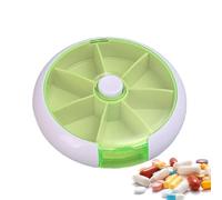 Weekly Pastillero | Portable Pill Dispenser | Transparent Storage Accessories with Good for , Sweets, Pills and Other Items