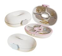 Weekly Pill - 3-Piece Moisture Resistant and Airtight Pill Box with Compartments for 7-Day Medication Management | Portable Travel Piłl Case for Families, Elderly People
