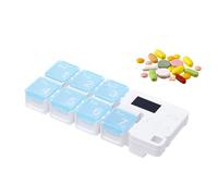 Weekly Pill - 7 Day Pill Boxes, Portable Tablet , Battery Operated Intelligent Memory for Home, School, Outdoor, Travel, Camping, Holiday, Road Trip