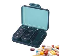 Weekly Pill Box: Compact Medicine Organizer, Tablet Dispenser, Portable Case | Supplement Holder for Travel Fitness Routines Thu Program