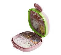 Weekly Pill Box Made of PP and Silicone Leak Proof Construction Case Ensure Drying During Travel and Daily Life at Home Weekly Pill Organizer