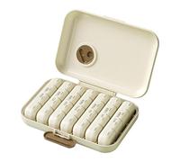 Weekly Pill Box Organiser - Easy to Open 7 Days Three Times Travel Tablet Box | Daily Pill Organiser Pill Box 7 Days - Aesthetics, Travel Pill Case for Compartments Supplements