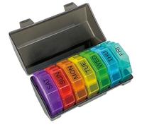 Weekly Pill Box，Pill Boxes 7 Day 4 Times a Day，Tablet Organiser，Personal Pill Dispenser，28 Extra Large Compartments Portable Travel，for Medication/Vitamins/Fish Oils/Supplements (Colour, 28 grids)
