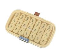 Weekly Pill Container, 7-Day Pill Case, 21 Grid Medicine Pill Case, Supplement Accessories, Convenient Three Times a Day for School for School, Travel