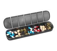 Weekly Pill Organiser 7 Day, Large Pill Box 1 Time a Day, Weekly 7 Day Pill Box with Large Compartments, Travel Medicine Organiser, Daily Pill Containers to Hold Medicine Vitamins Fish Oil