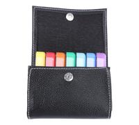 Weekly Pill Organizer 28 Grid Portable Pp Pu Case with Bag | Compact Seven Day Layout, Removable Lids, Lightweight Refill Design, Travel and Outdoor Use with Bag