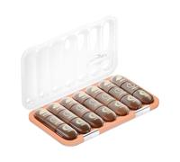 Weekly Pill Organizer | Medicine Storage Case - Personal Pill Cases | for Adults Seniors Travelers Caregivers Daily Routine Home Office Travel Camping Gym Vacation