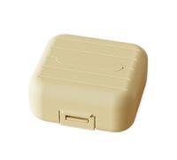 Weekly Pill Organizer - Portable Pill Boxes 7 Day | Small Daily Medicine Personal Storage | Supplement Tablet Dispenser | 7 Day Weekly Compact Aesthetic Pills Pocket Divider For Bag Purse Tra