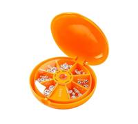 Weekly Pill Organizer - Seven Day Medication Container, 1 Pack Sausage Lip Supplement Sorter for Daily Dispensing, Tablet Holder with Secure, Healthcare Accessory, Case for Adults
