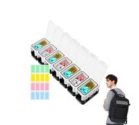 Weekly Pill Organizer - Weekly Pill Case, W aily Medicine Organizer | Detachable Daily Pills Box | Airtight Medication Dispenser Anti-Moisture For Workplace For Fridge Kids Senior Cabinet Hospital