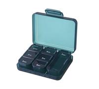 Weekly Pill Organizer, Weekly Pill Organizer - Portable Pill Boxes, 7 Day Pill Box, Portable Medicine Planner, Pill Box with Compartments g
