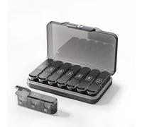 Weekly Pill Organizer with 21 Compartments - 7-Day AM/PM/Night Medication Box, Airtight & Moisture-Resistant, Large Capacity for Pills, Vitamins & Supplements, Portable Travel Pill Case for Seniors