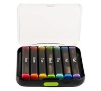 Weekly Pills Organizers 2 Time A Day Clear Container Large 7 Day Travel Holder Daily Tablets Dispenser