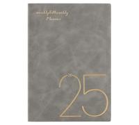 Weekly Planner 2025,A5 Week to View Diary Organized,Productivity Daily Monthly Planner To Do List Diary,Weekly Goals Planner with Note 53 Weeks Planning,13pages Ruled Pages,Grey