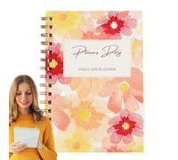 Weekly Planner 2025, Spiral Coil Budget Notepad, Compact Smooth Writing Planning Tool, Financial , 8.39 x 6.1 Inches for Work, Travel, , Homework, and Study