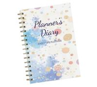 Weekly Planner 2025, Spiral Coil Budget Notepad, Compact Smooth Writing Planning Tool, Financial , 8.39 x 6.1 Inches for Work, Travel, , Homework, and Study