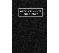 Weekly Planner 2026-2027: Professional Organizer | January 2026 to December 2027 | 1 Week on 2 Pages with Hours | 24 Months | Calendar at the Beginning of Each Month | A5 Format.