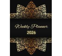 Weekly Planner 2026: Weekly & Monthly Organizer | Week on Double Page with Schedule | 12 Months | Monthly Calendar at the Beginning of Each Month | Large Format 8.5"x11".