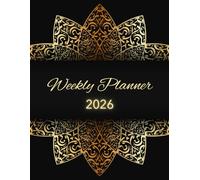 Weekly Planner 2026: Weekly & Monthly Organizer | Week on Double Page with Schedule | 12 Months | Monthly Calendar at the Beginning of Each Month | Large Format 8.5"x11".