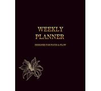 Weekly Planner: 52 Undated Pages, To Do List, Priority List, for Study Work Menu, 8.5x11", 1 Year of Use