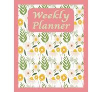Weekly Planner: Agenda for planning | 7.5 x 9.25 inches, 112 pages | For School, Work, Home, Gifts, and More
