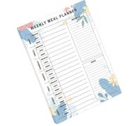 Weekly Planner Desk - Weekly Tabletop Planning | Daily Planner for 60 Sheets A5, Healthy Diet Monitoring, Detachable Notebook for Planning