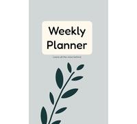 Weekly Planner Leave all the noise behind: Undatiert | 26 Wochen | Minimalistischer Terminkalender | Mit Eisenhower-Matrix, Brain Dump & Wochen-Recap gegen Überlastung (5,5 x 8,5 Zoll)